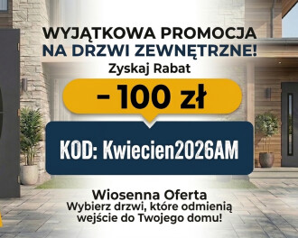 Wiosenna Promocja - kod rabatowy 100 zł !!!